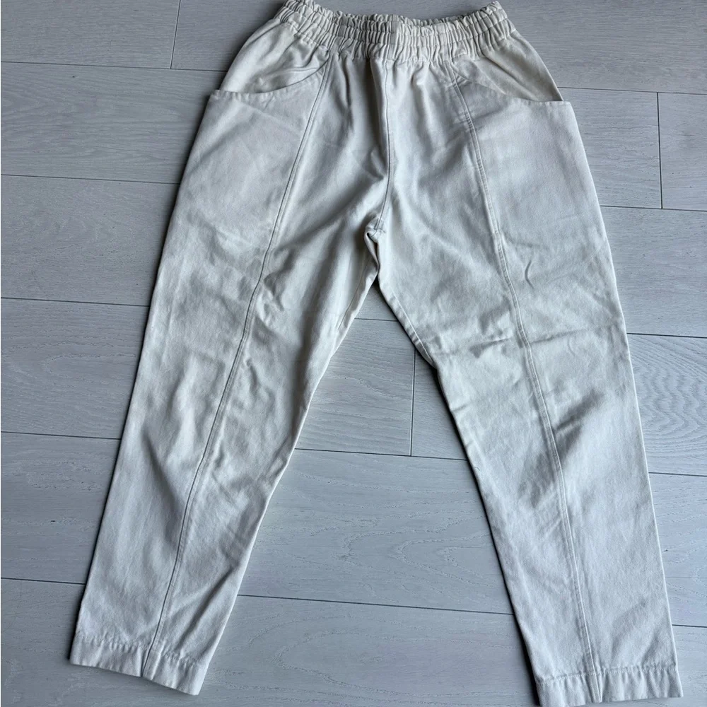 Elizabeth Suzann Clyde canvas work pants size 8R - Picture 5 of 6